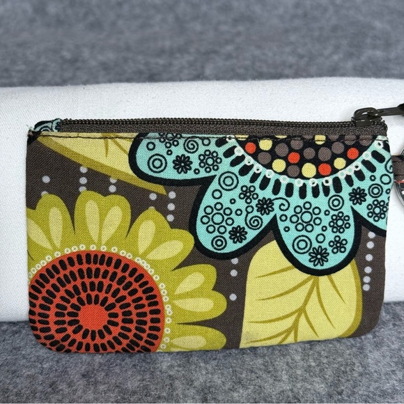Vera Bradley Small Floral Zip ID‎ Wallet - Picture 3 of 5